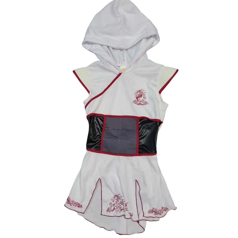 CALIFORNIA COSTUMES white ninja top XL